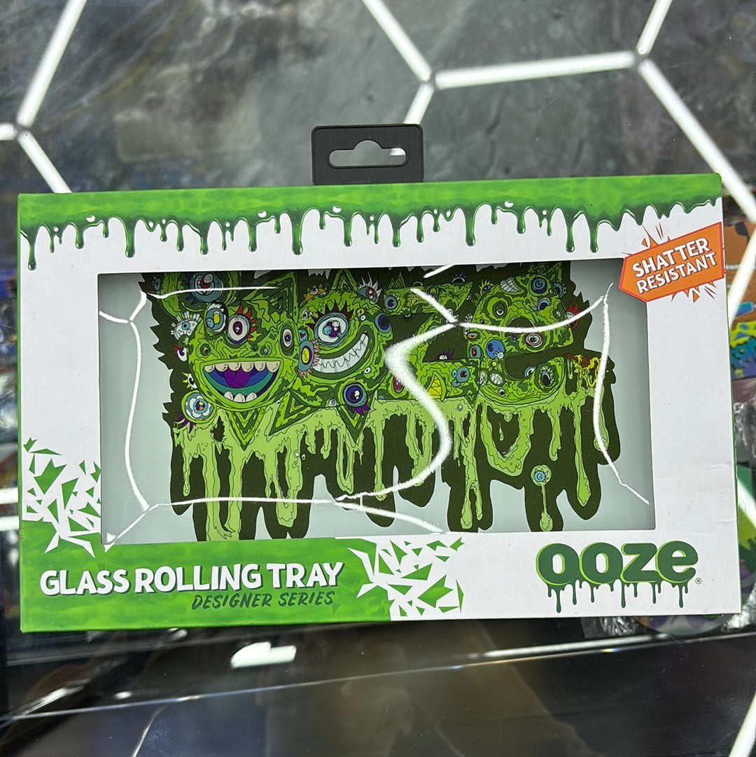 Ooze glass, rolling tray, shatter, resistant ooze, slime, monster osmosis