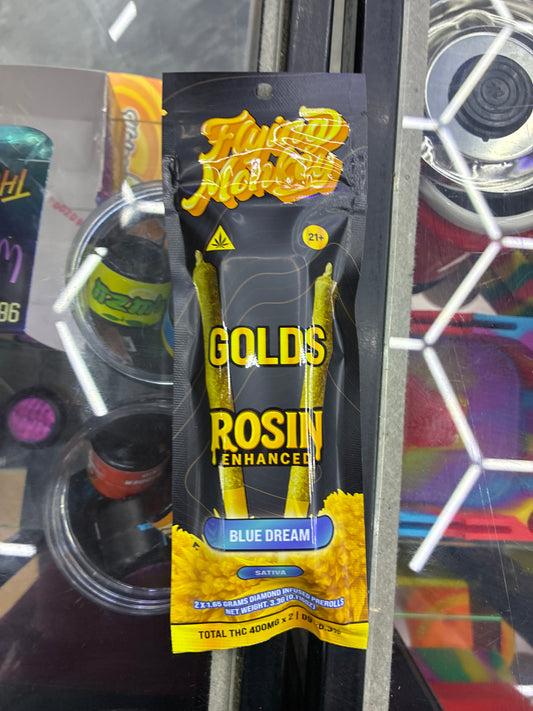 Flying monkey gold rosin enhanced blue dream sativa