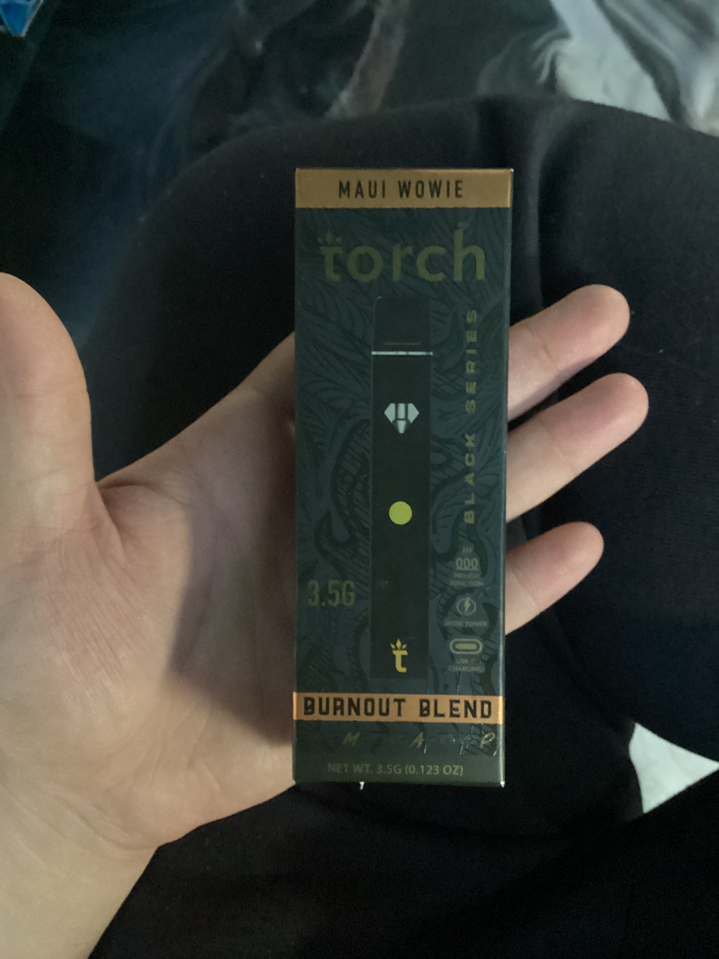 Torch burnout blend 3.5G disposable Maui wowie sativa