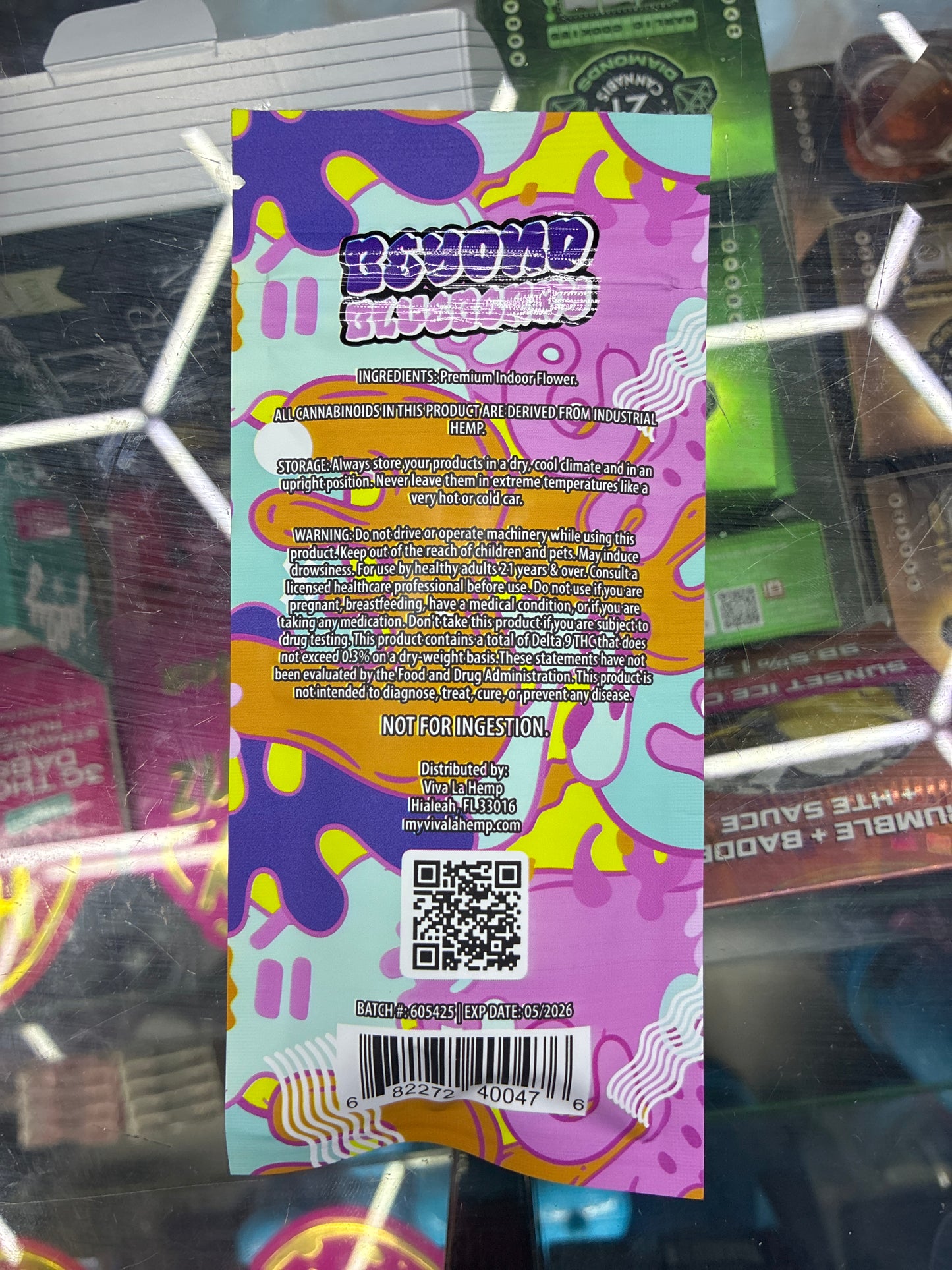 Viva la hemp thca preroll 3ct 6g hybrid beyond blueberry