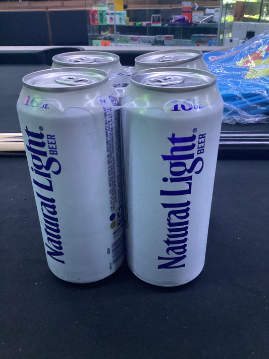 Natural light 4 pack 16 oz
