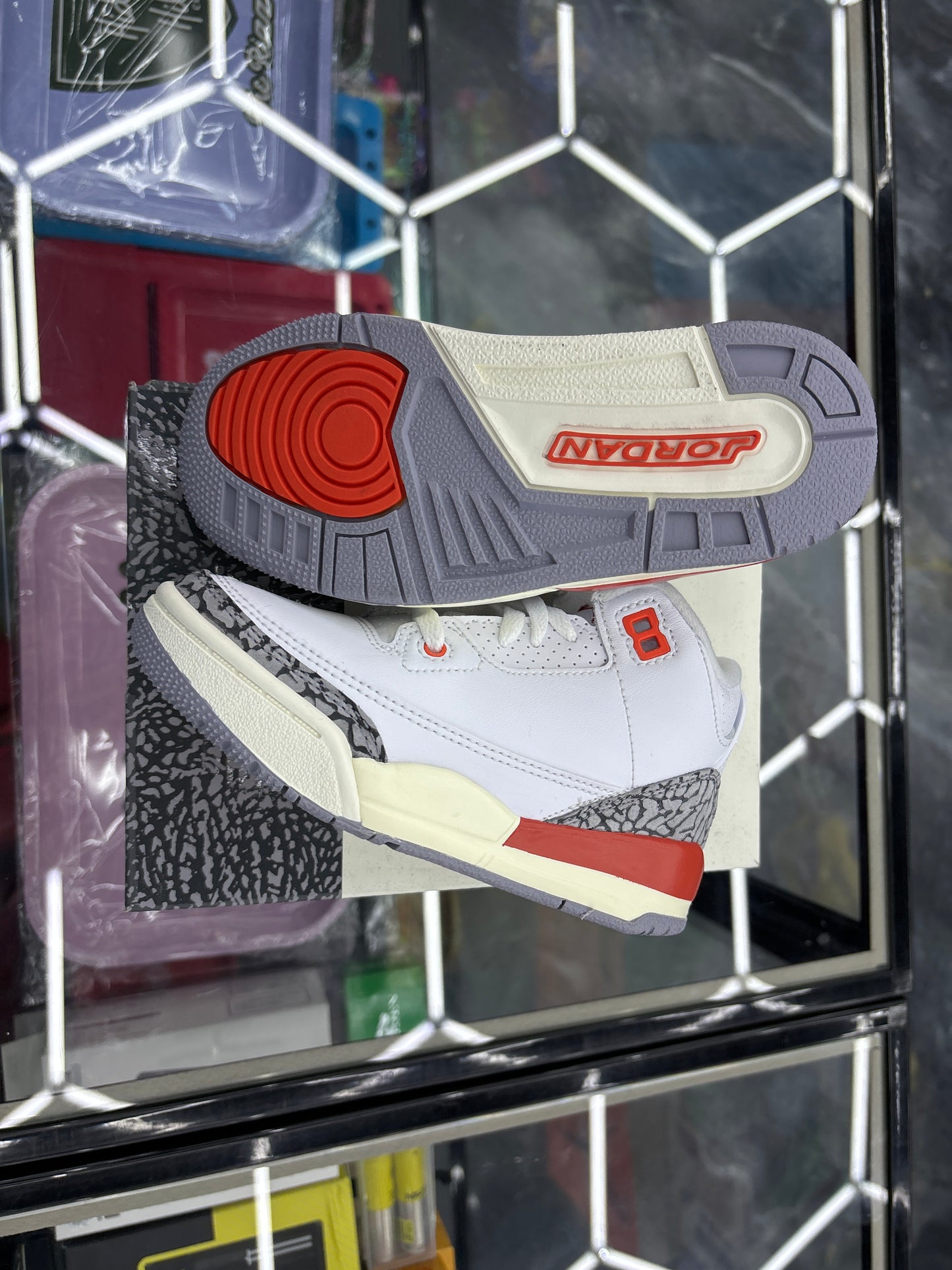 Jordan 3 retro ps white/cosmic claysail 11c