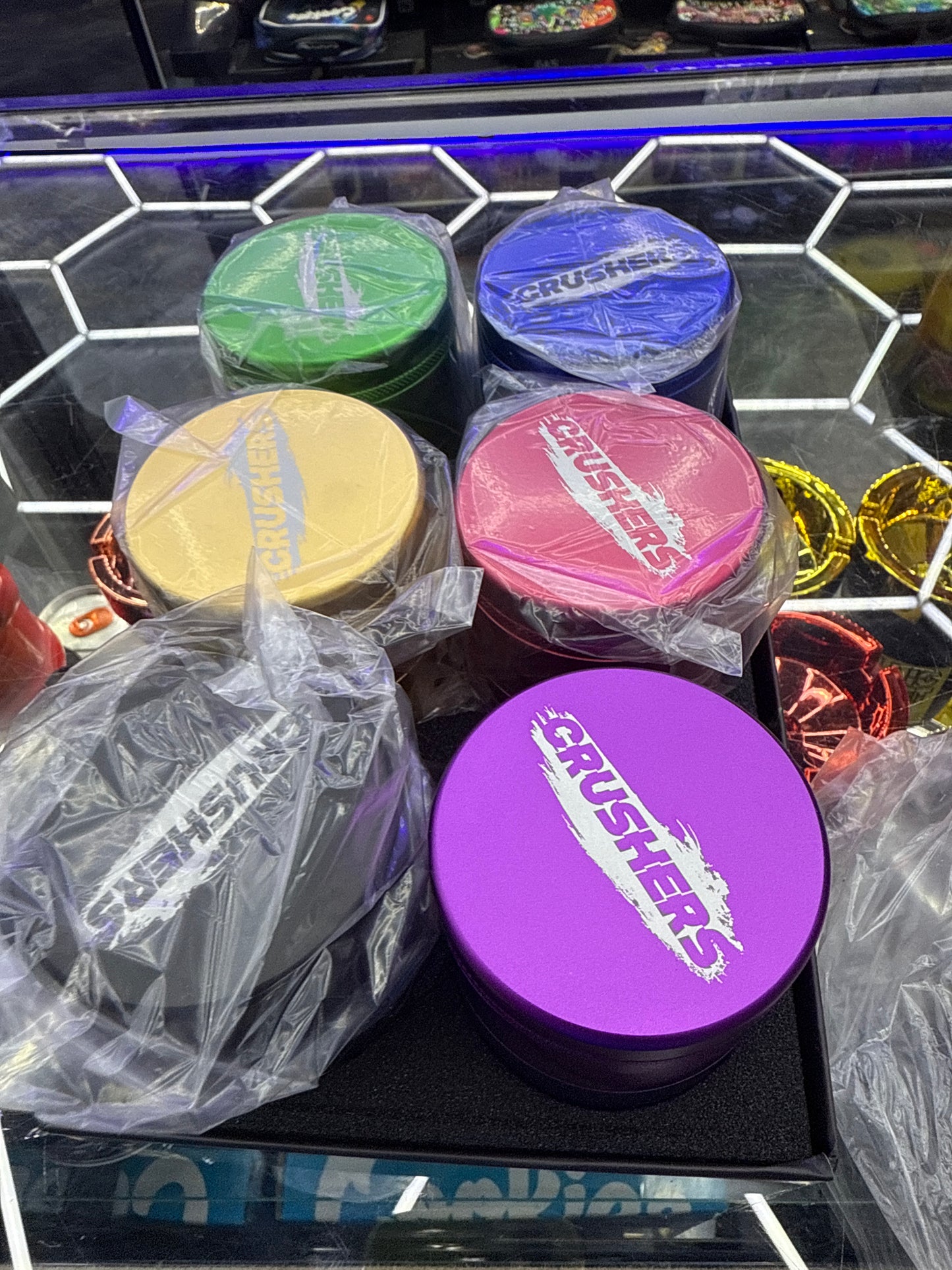 Crusher grinder triple layer