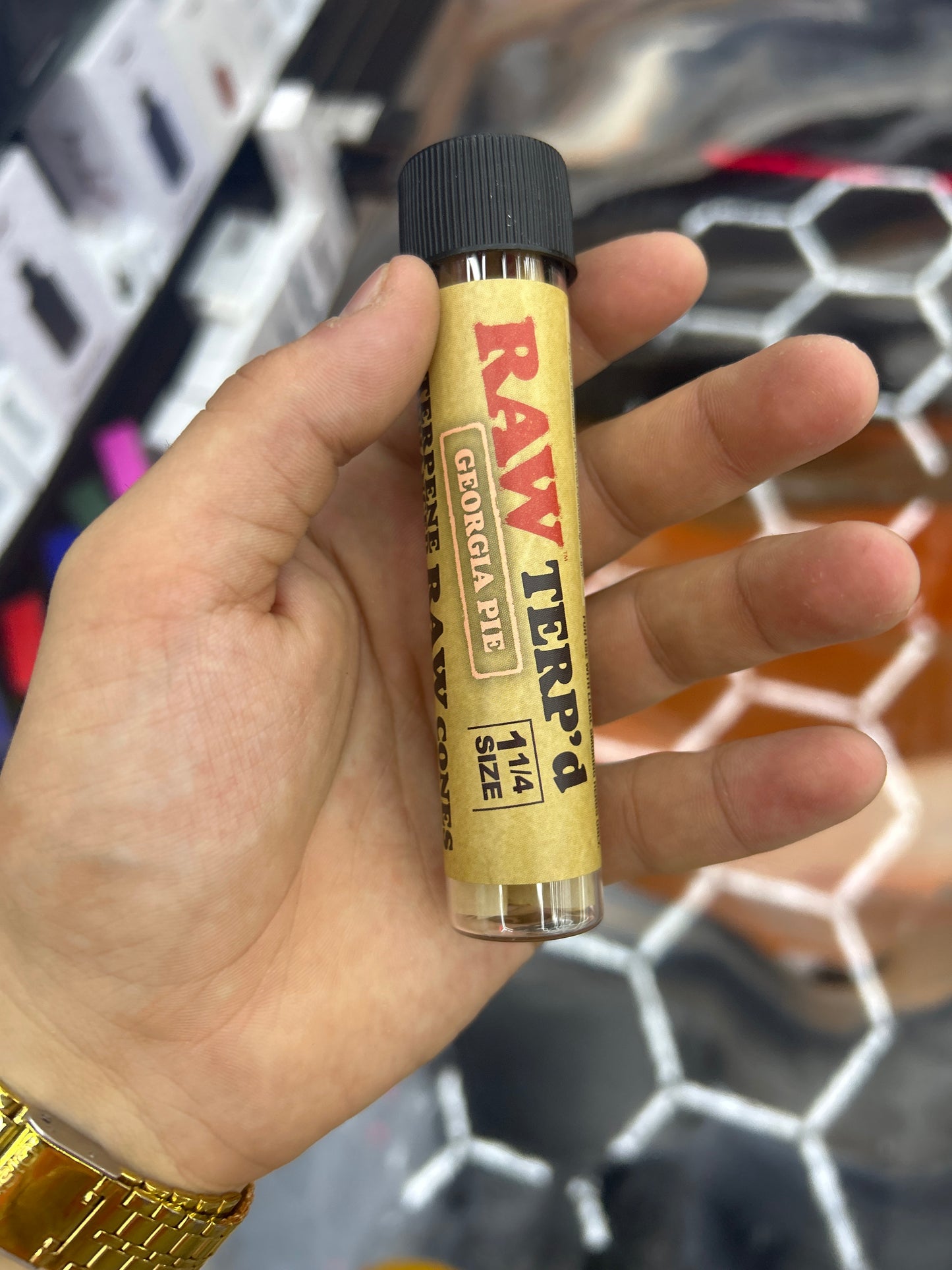 Raw Terp’d Cones Georgia pie 6ct 1 1/4 size