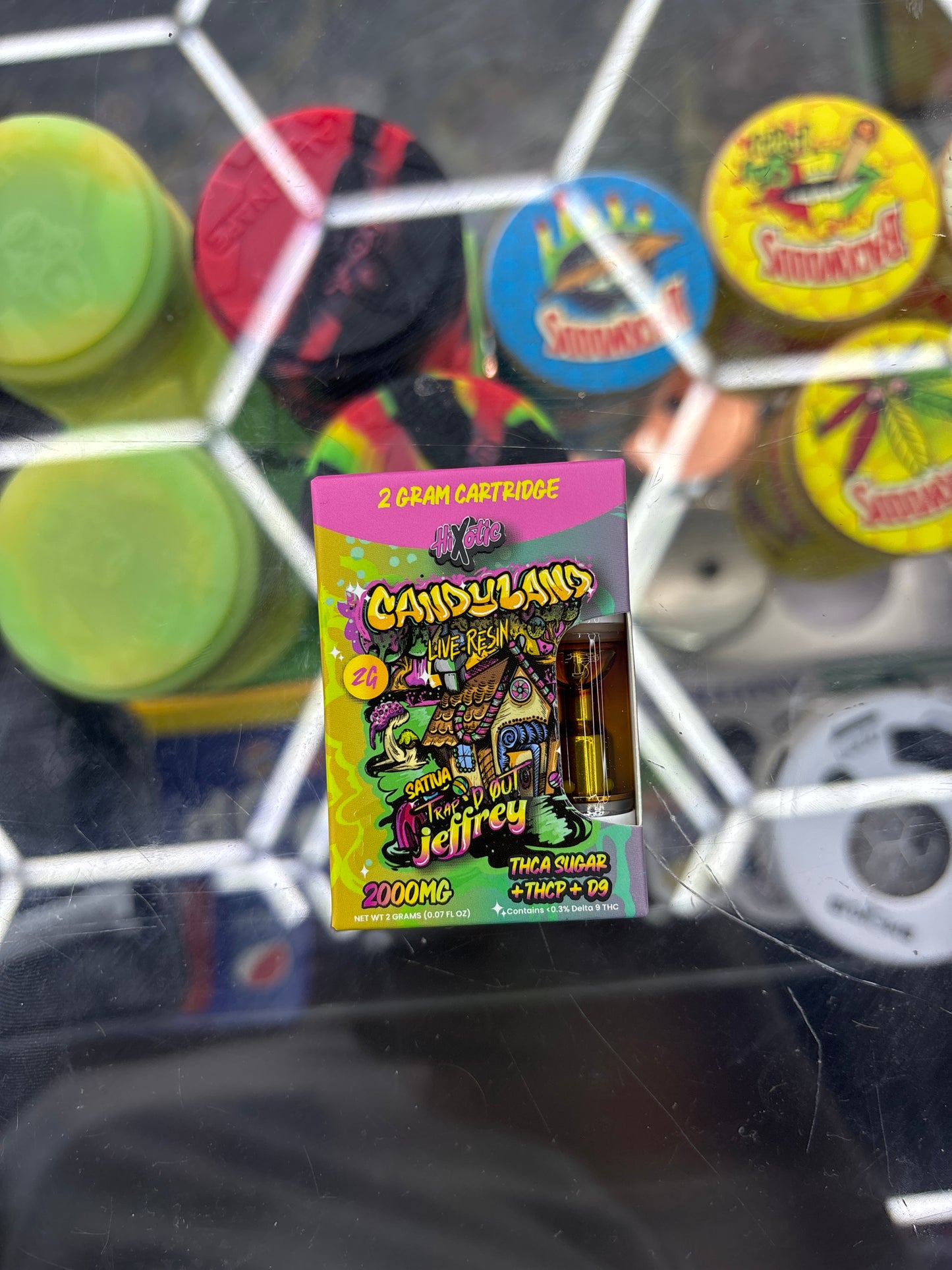 Hixotic trap’d outcandyland sativa 2g cart