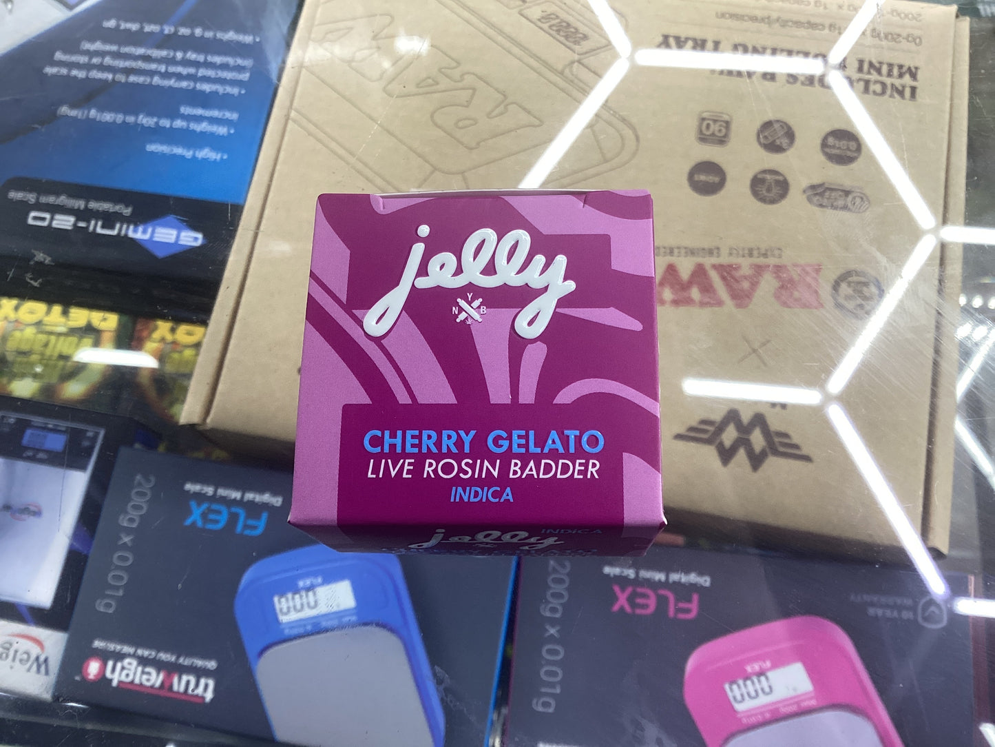 Jelly live rosin badder indica cherry gelato 2g