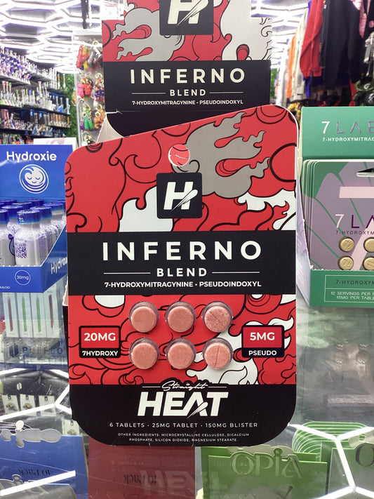 Heat inferno 7-hydroxy 6ct 25mg
