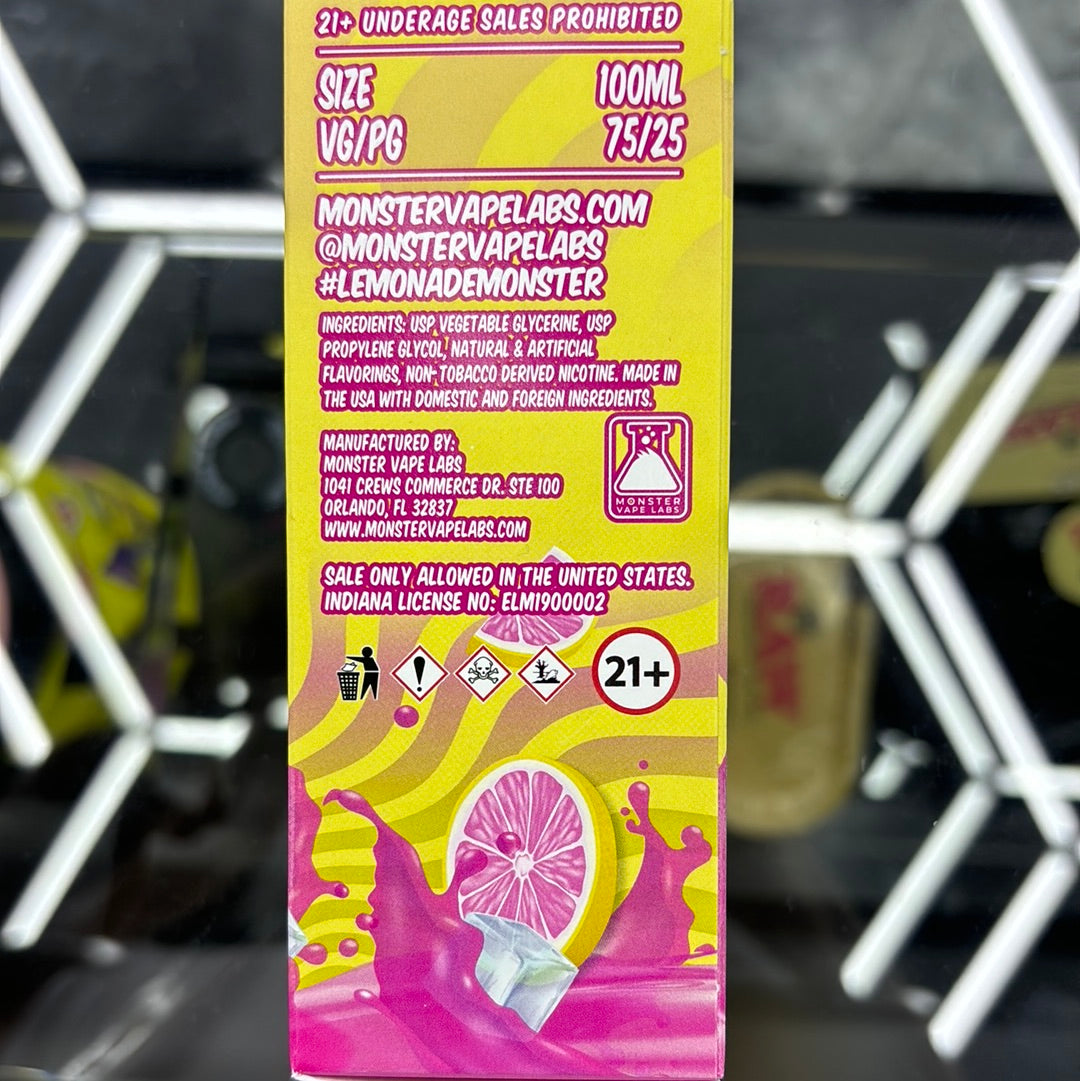 Lemonade monster, pink lemonade 6MG 100ml