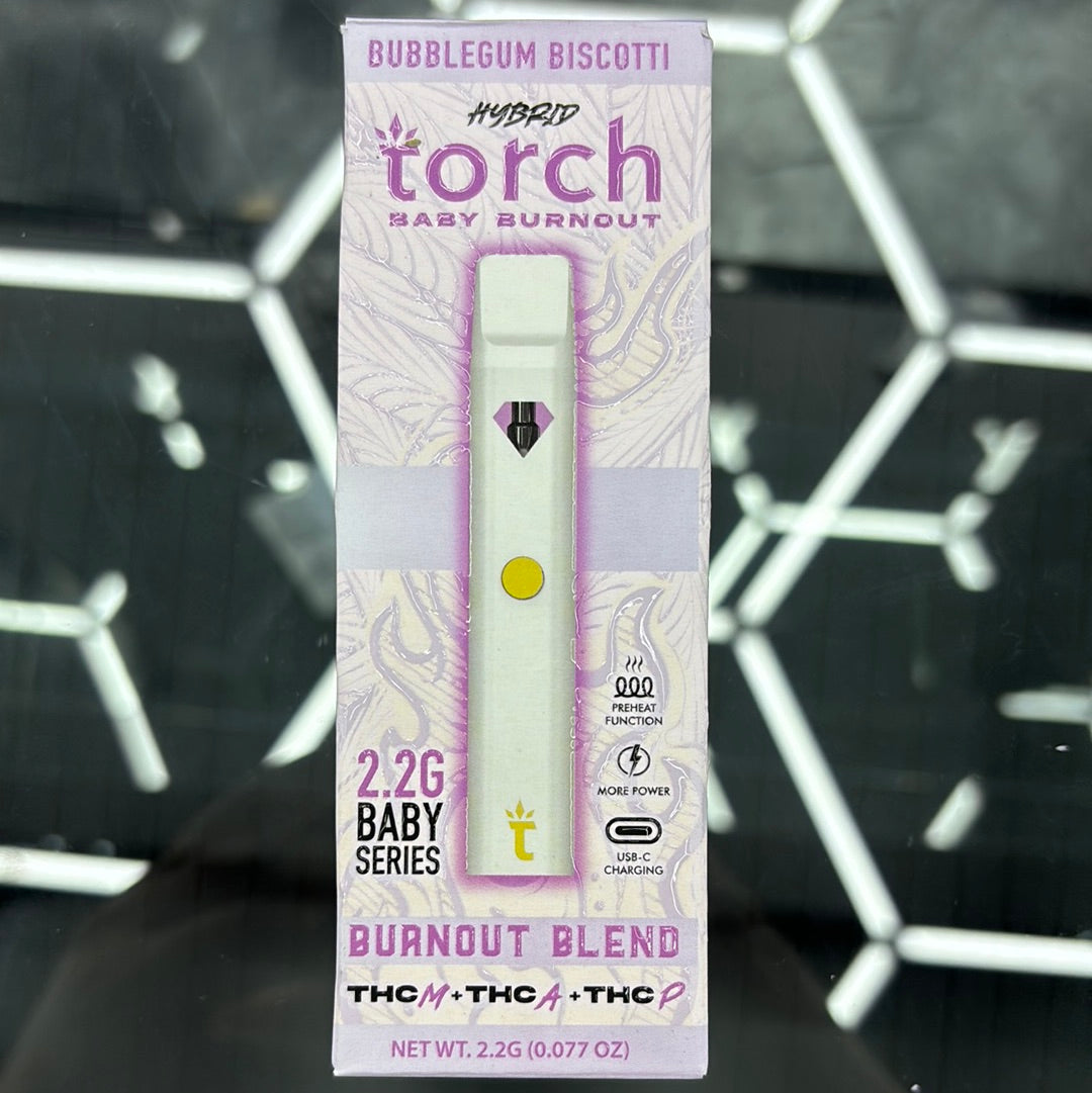 Torch baby burnout bubblegum biscotti, hybrid, 2.2 G baby series