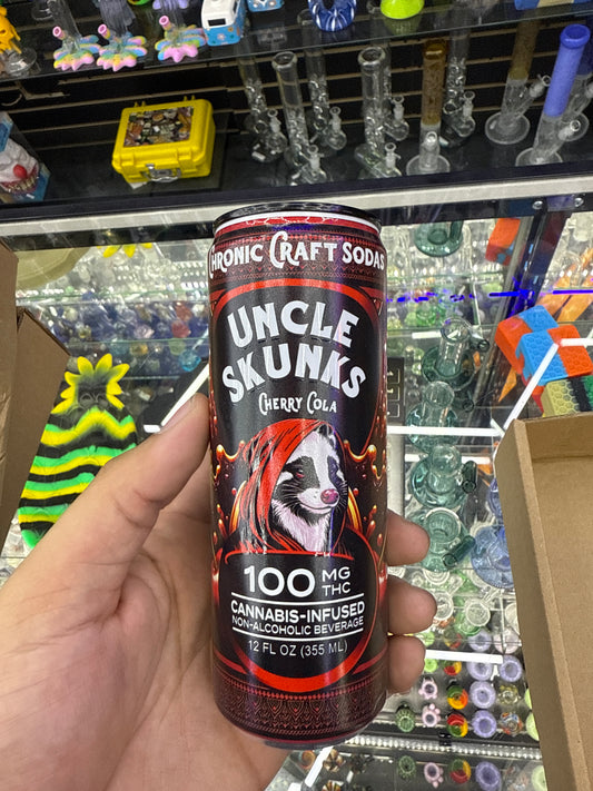 Uncle skunk’s cherry cola 100mg THCp infused drink