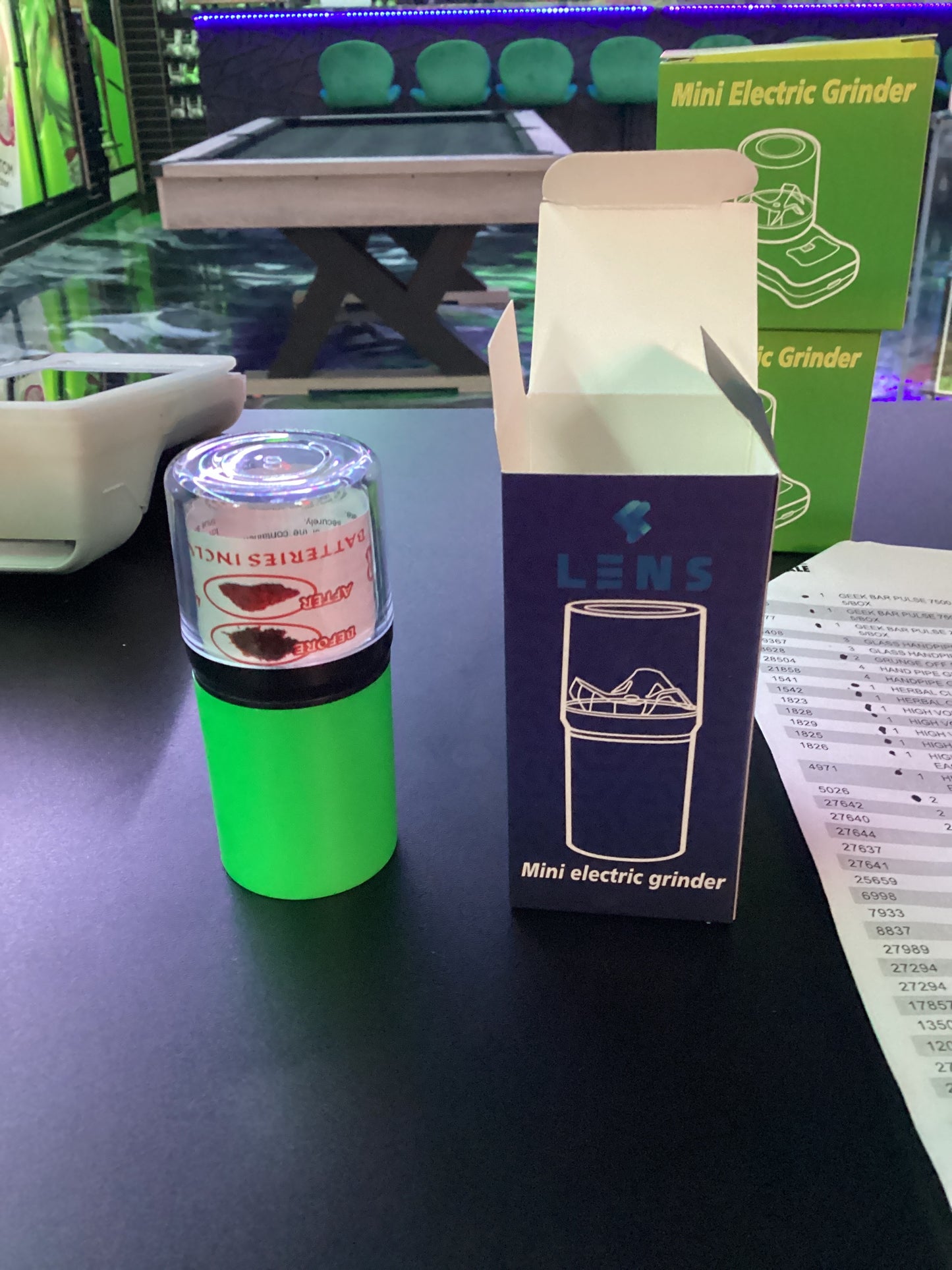 Mini electric grinder