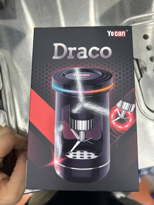 YoCan Draco herb grinder black