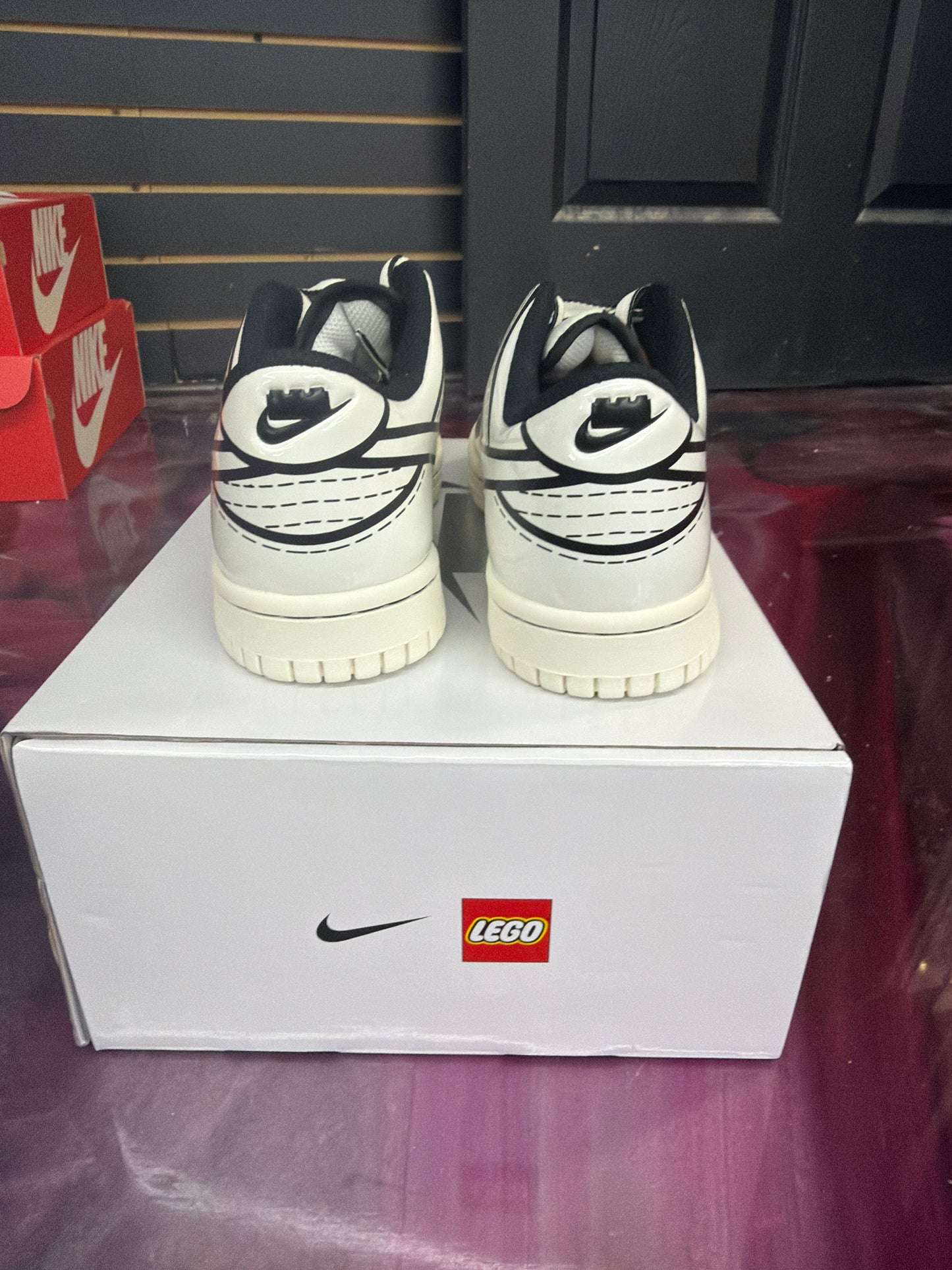 Nike Dunk Low LEGO Sail (GS) Size 5.5y