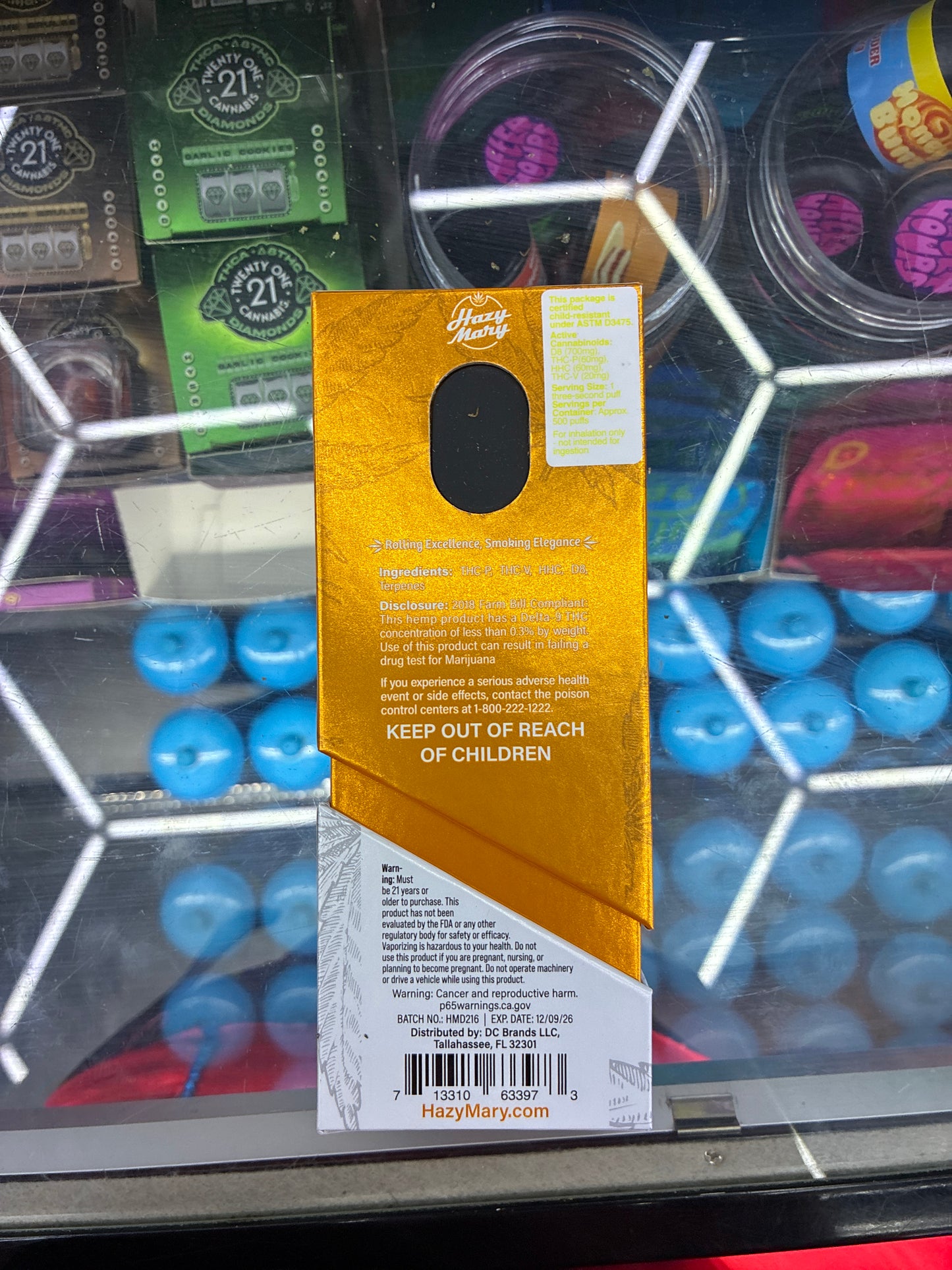 Hazy Mary cloud edition 2g live resin disposable sour diesel hybrid