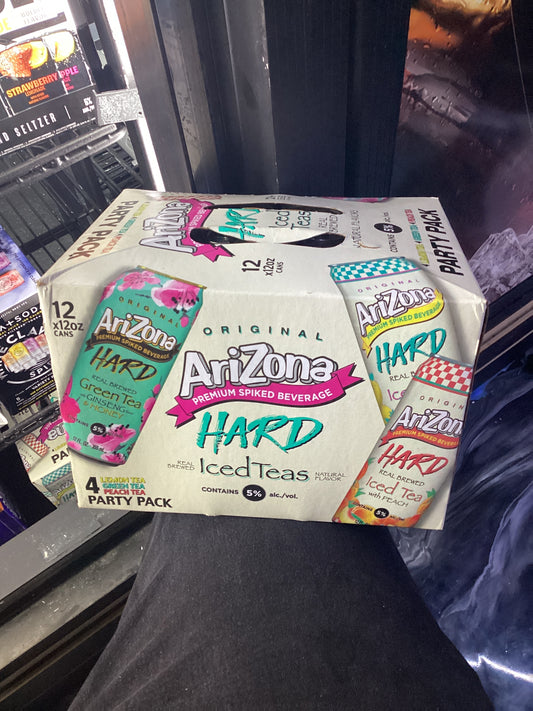 Arizona hard iced tea 12 pack cans 12oz