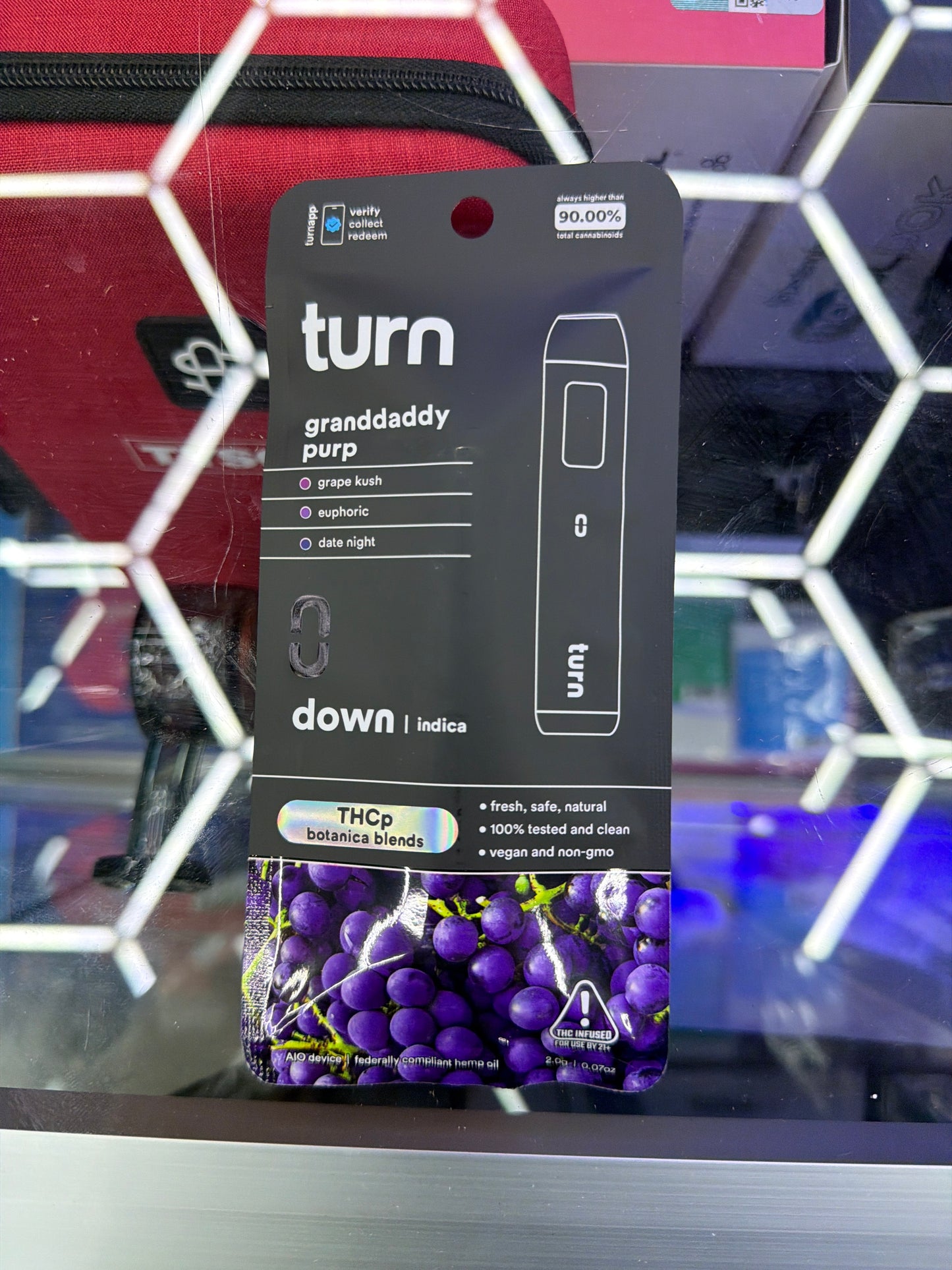 Turn Thcp botanica blends 2g disposable Indica granddaddy purp
