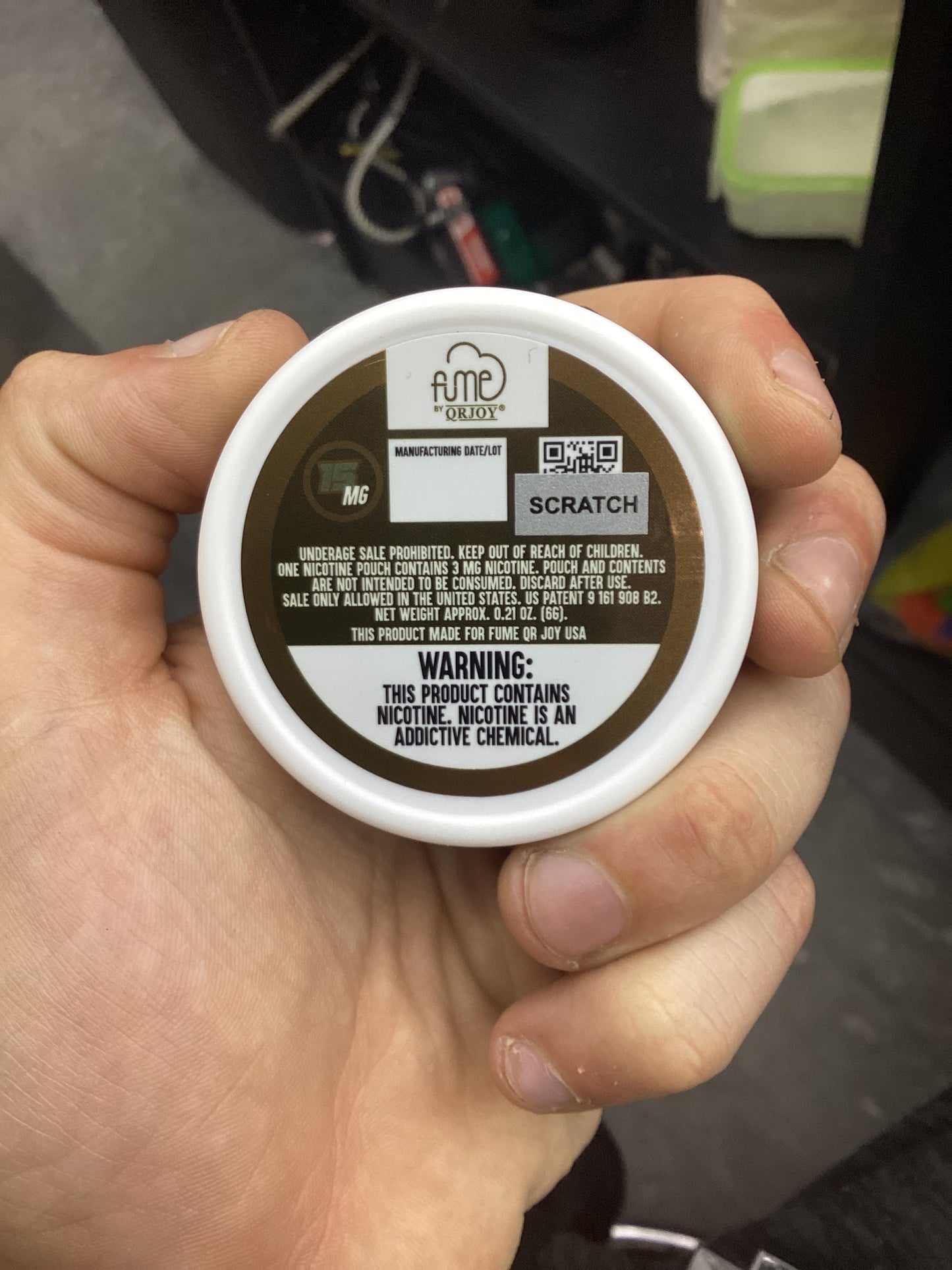 Fume nicotine pouches, coffe 15 MG 20 pouches