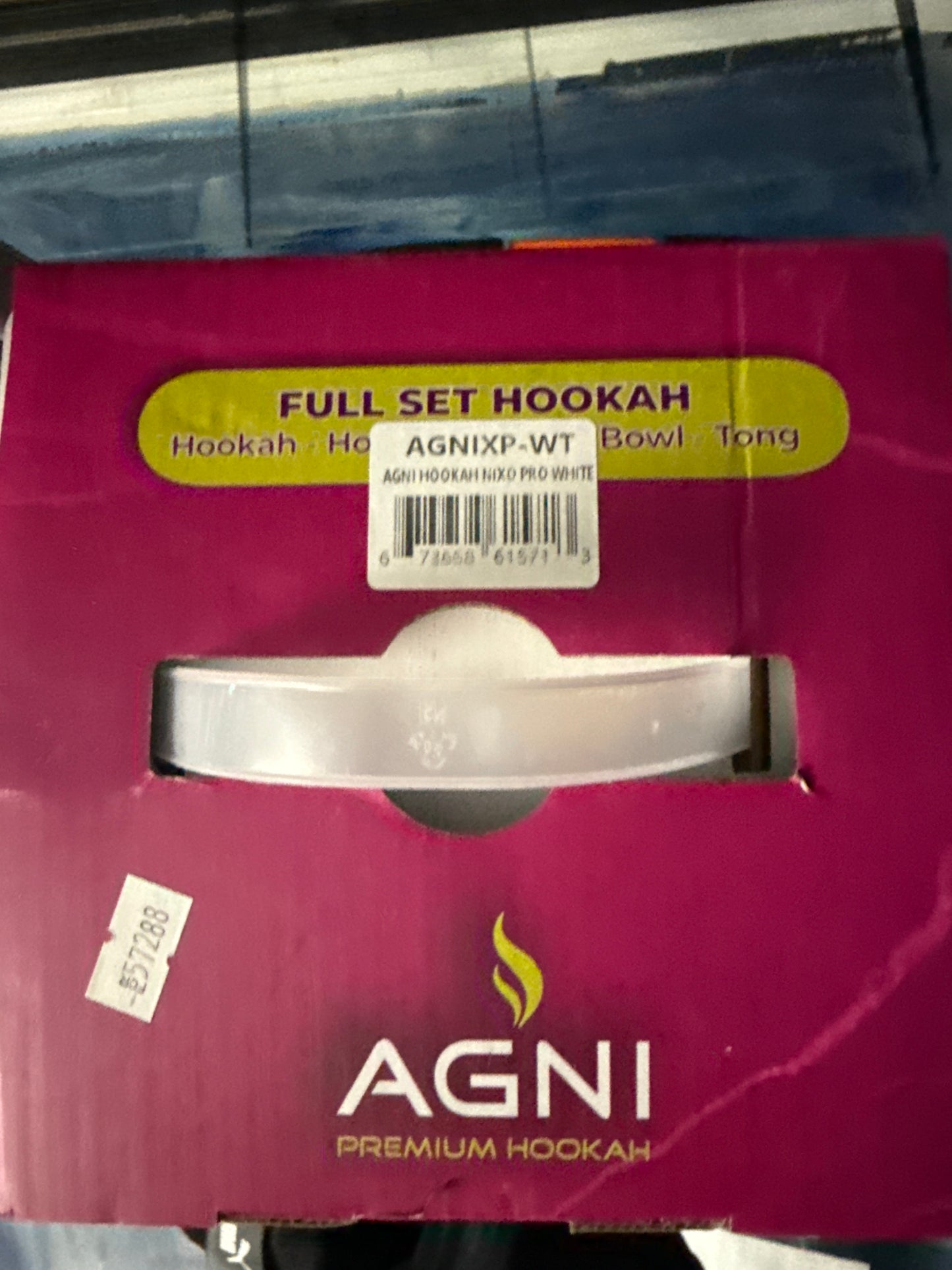 Agni hookah nixo pro white