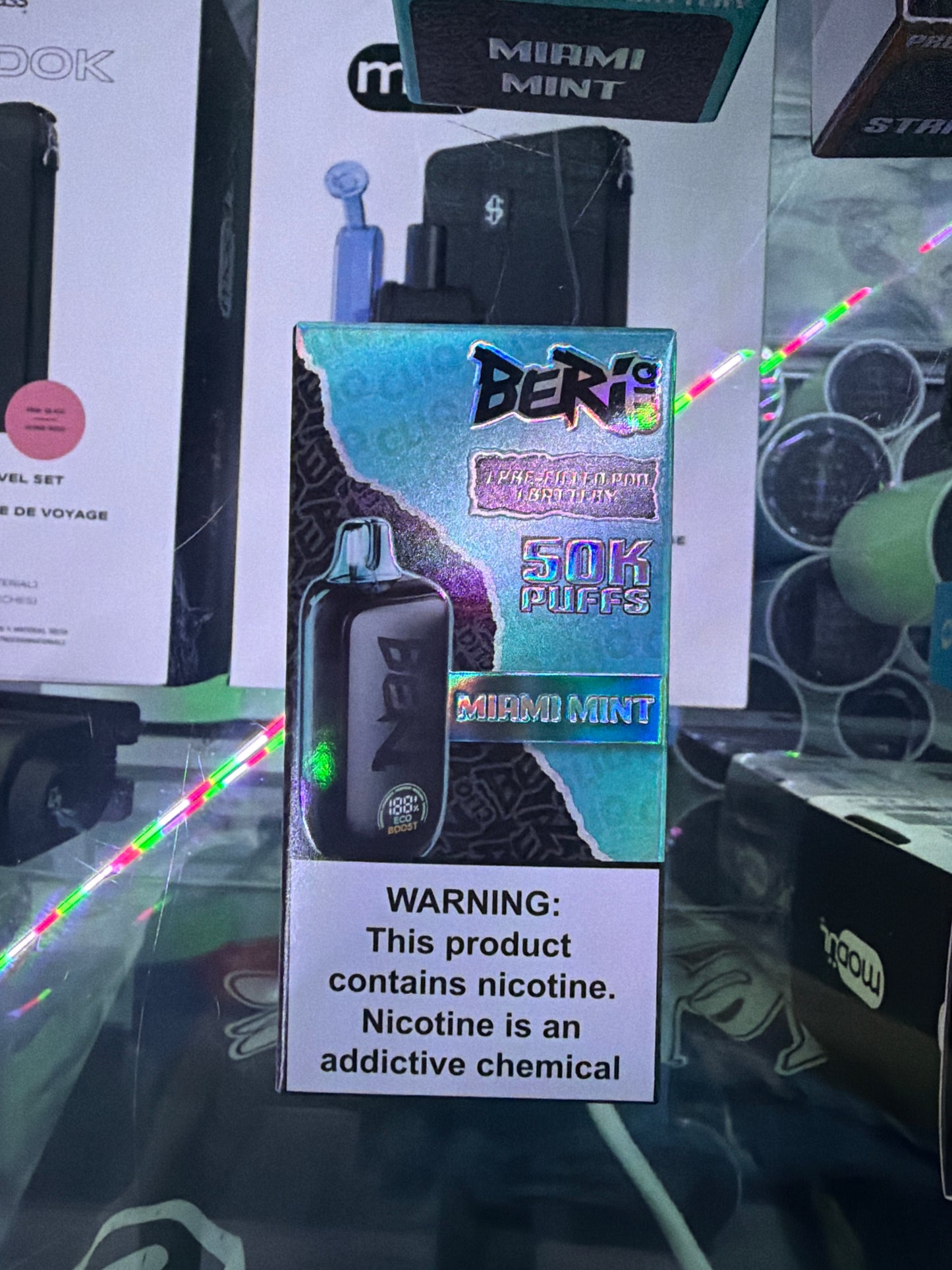 Beri Cliq 50K Puffs Pod + Kit miami mint