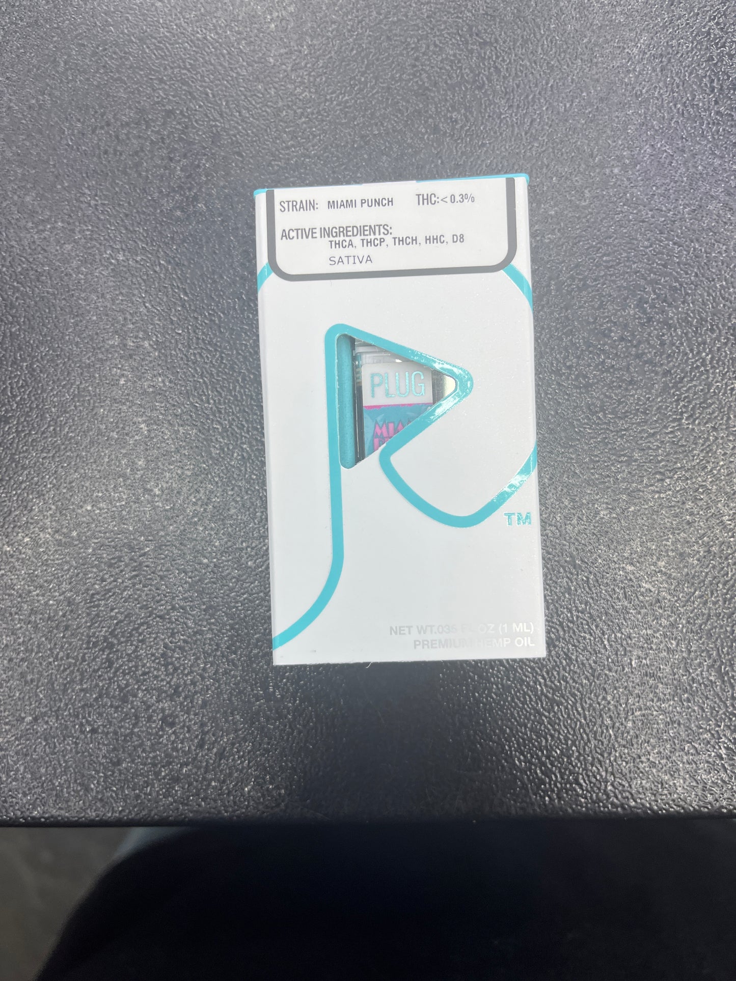 Plug play exotics 1ml cartridge thcp Miami punch sativa