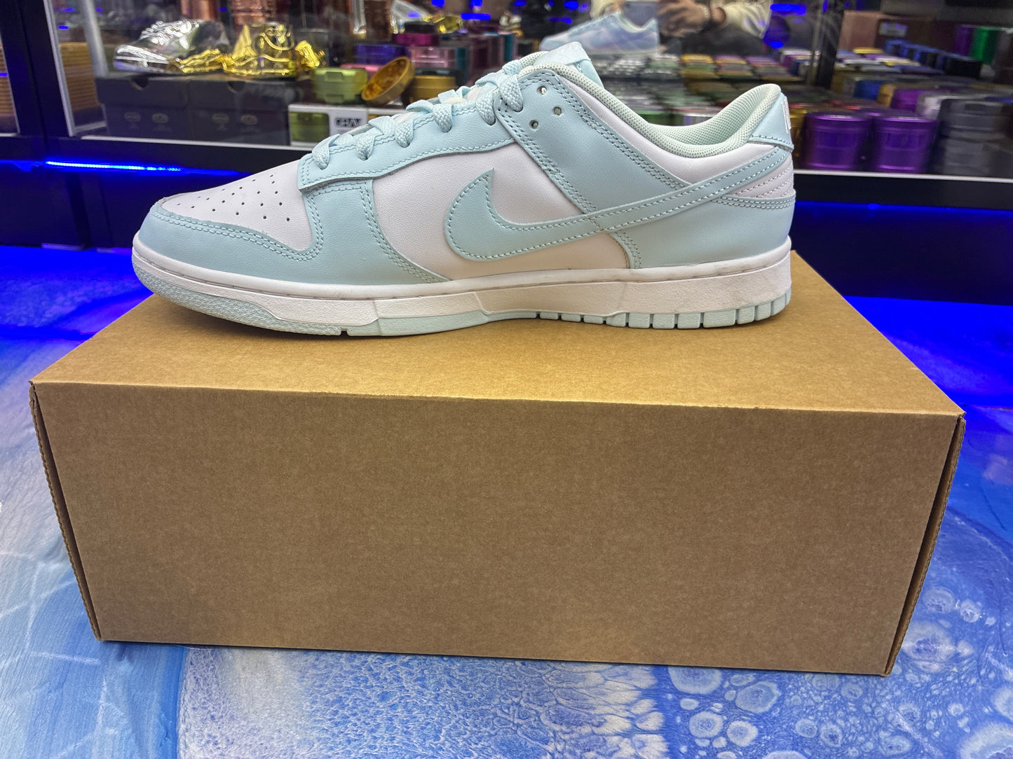 Nike dunk low glacier blue size 11.5