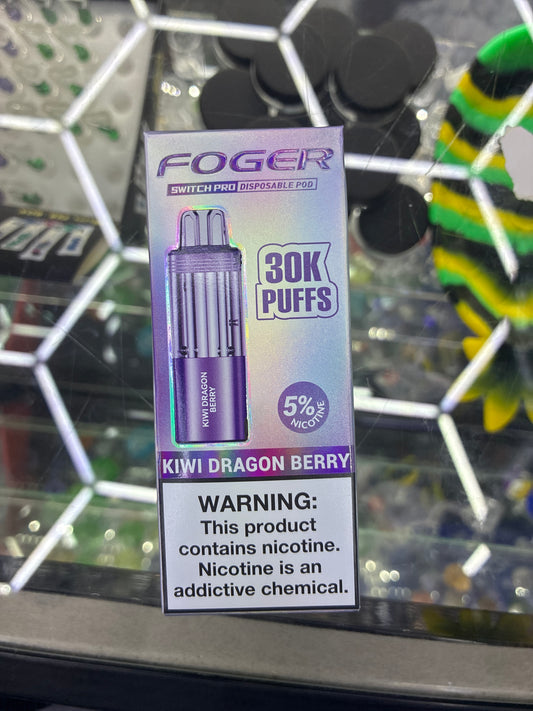 Fogger switch pro disposable pod 30k puffs kiwi dragon berry