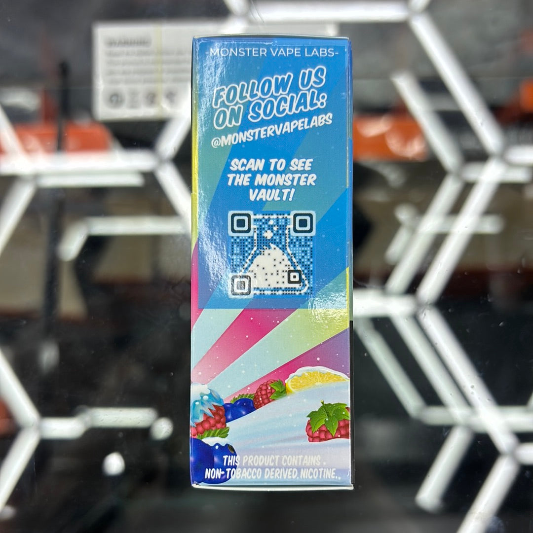 Frozen fruit monster blueberry, raspberry lemon ice 24MG