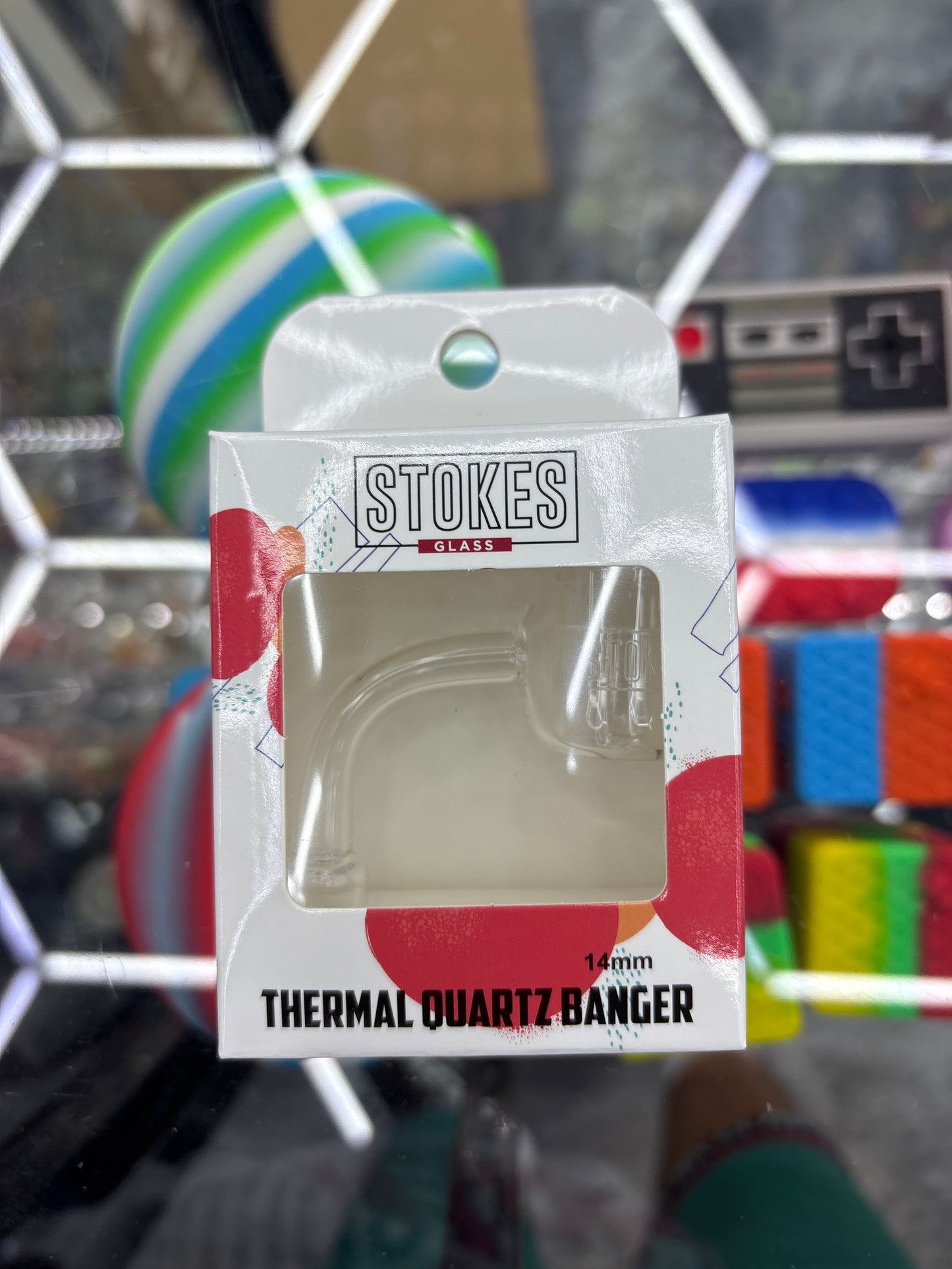 Stokes glass banger thermal quartz banger 14mm
