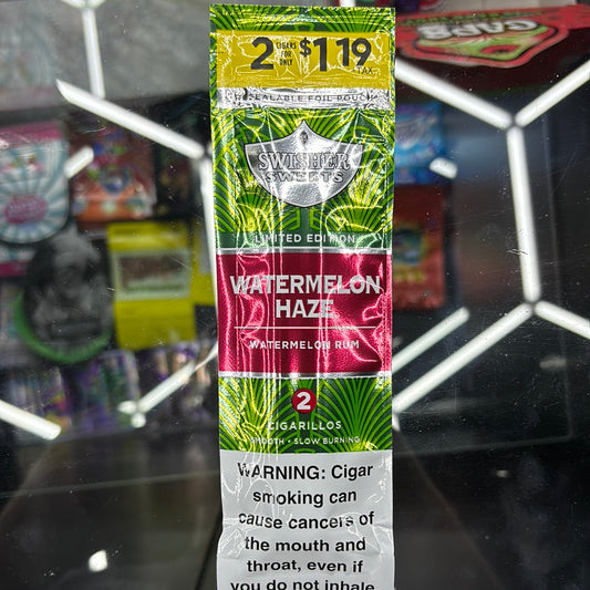 Swisher sweets limited, edition, watermelon haze, cigarillos