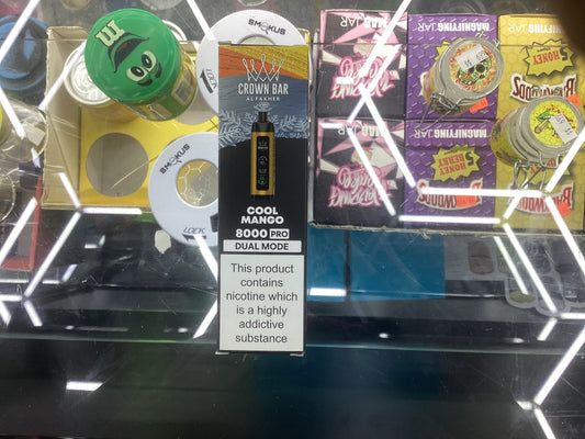 Al fakher crown bar cool mango 8000puffs