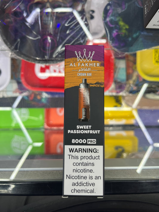 Al fakher crown sweet passionfruit edition 8kpuffs