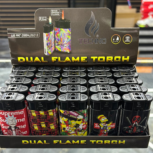 Dual flame torch