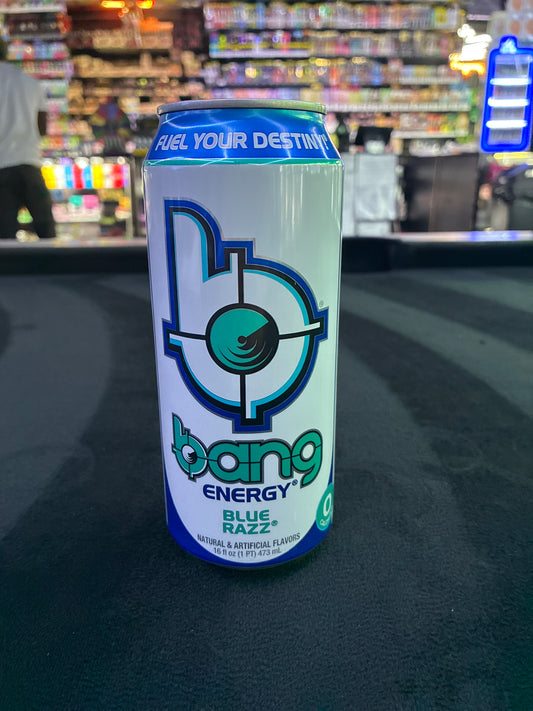 Bang energy blue razz 16floz