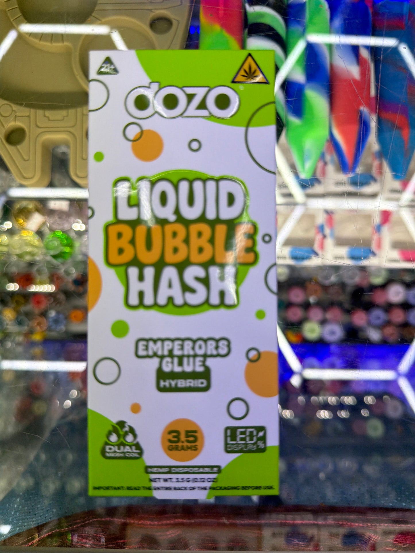 Dozo Liquid Bubble Hash 3.5g disposable EMPERORS BLUE