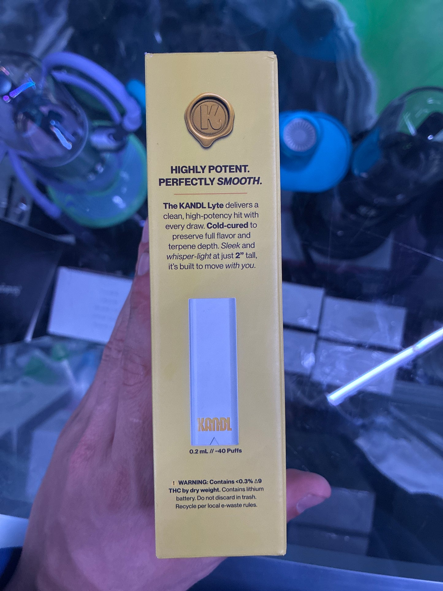 Kandl ritual kit concentrate vaporizer lemon fuel sativa