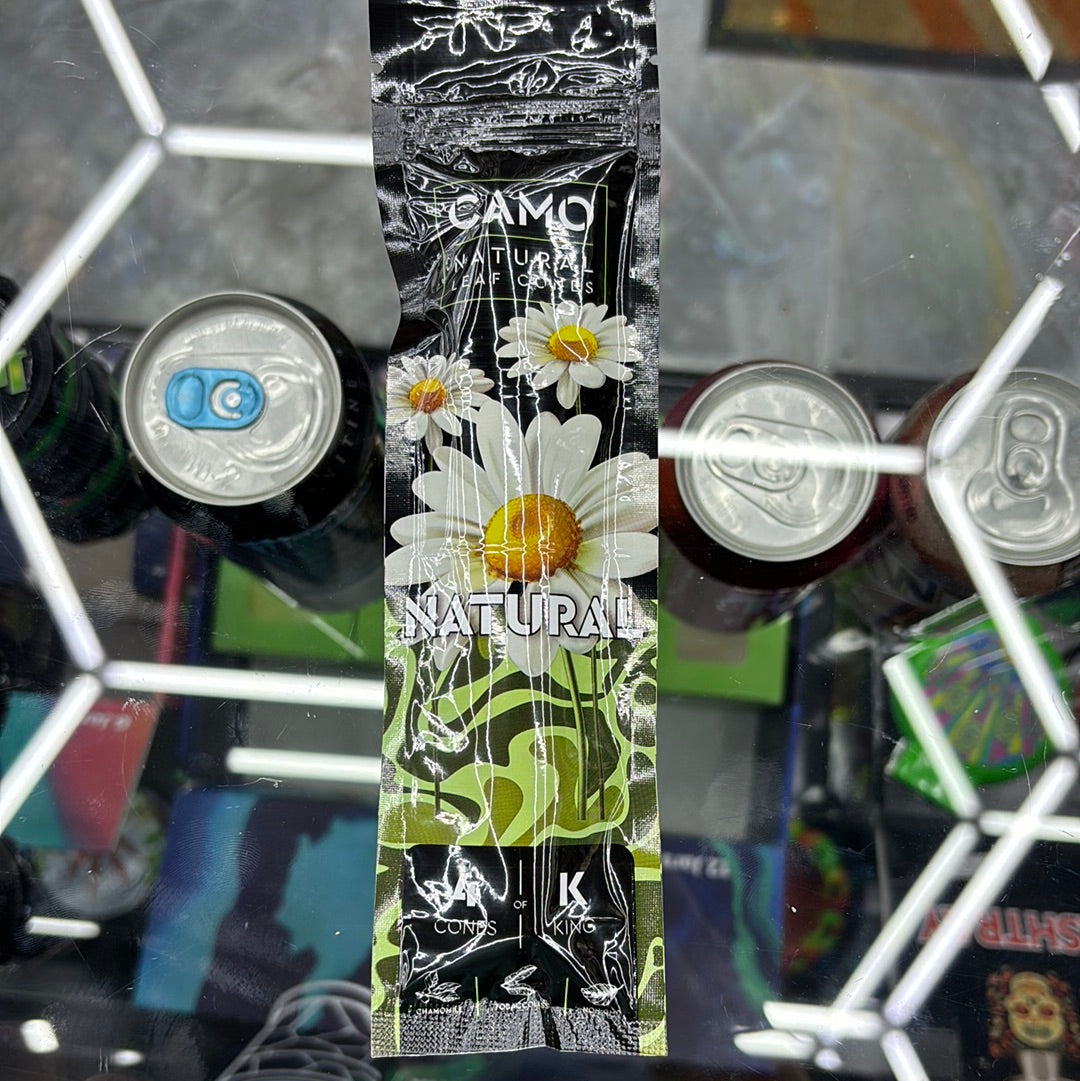 Camo natural, natural leaf cones, 4 cones