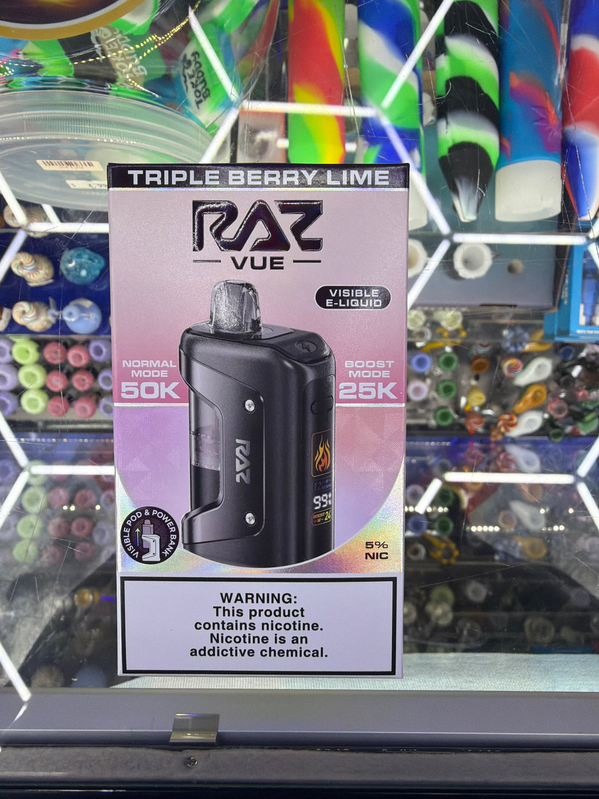 Raz Vue Kit 50k puff disposable Triple Berry Lime