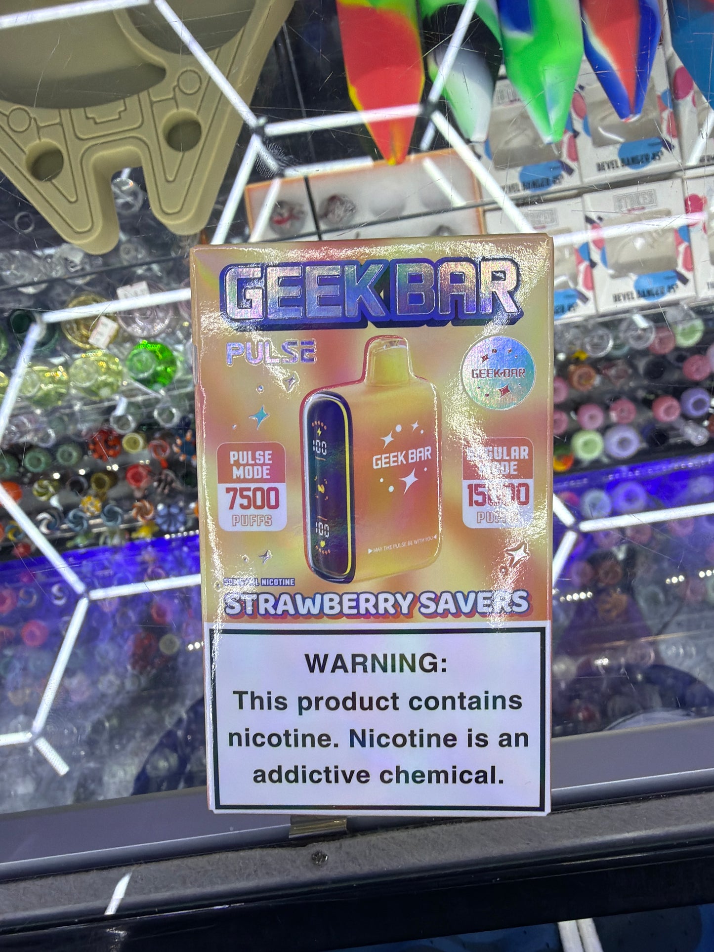 Geek bar pulse strawberry savers