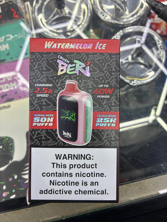 Crush beri watermelon ice 50k puffs