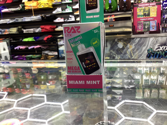 Raz dc25000 ltx 25k puff Miami mint
