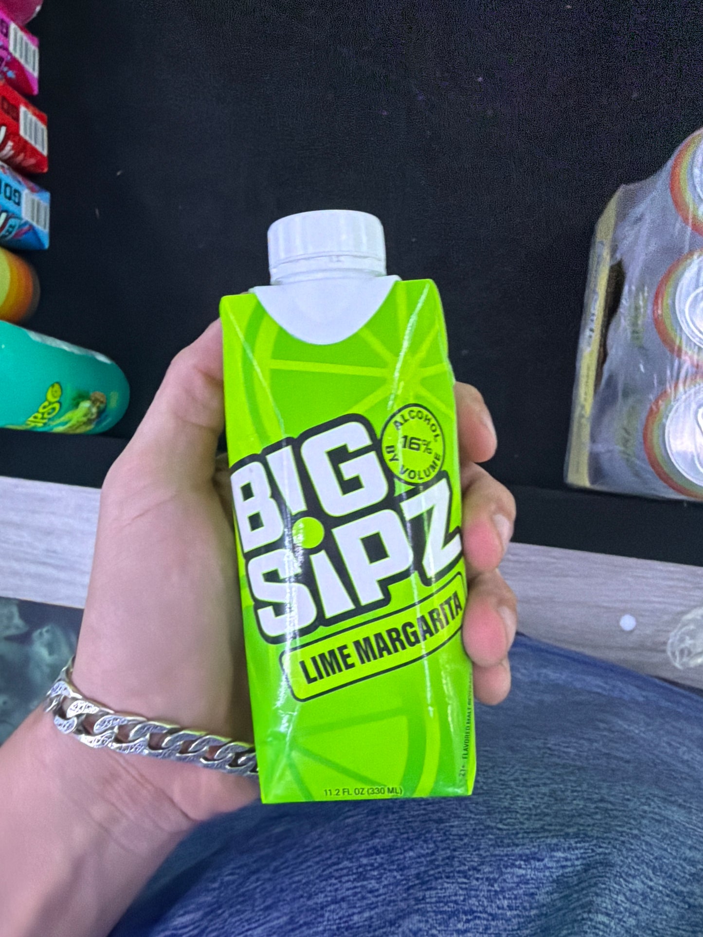 Big zipz like margarita 16% alc/vol 11.2floz
