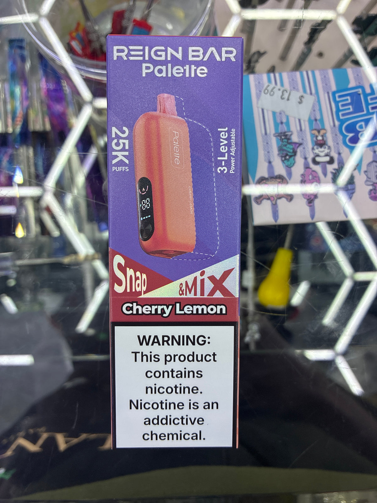 Reign bar palette snap & mix 25k puff cherry lemon