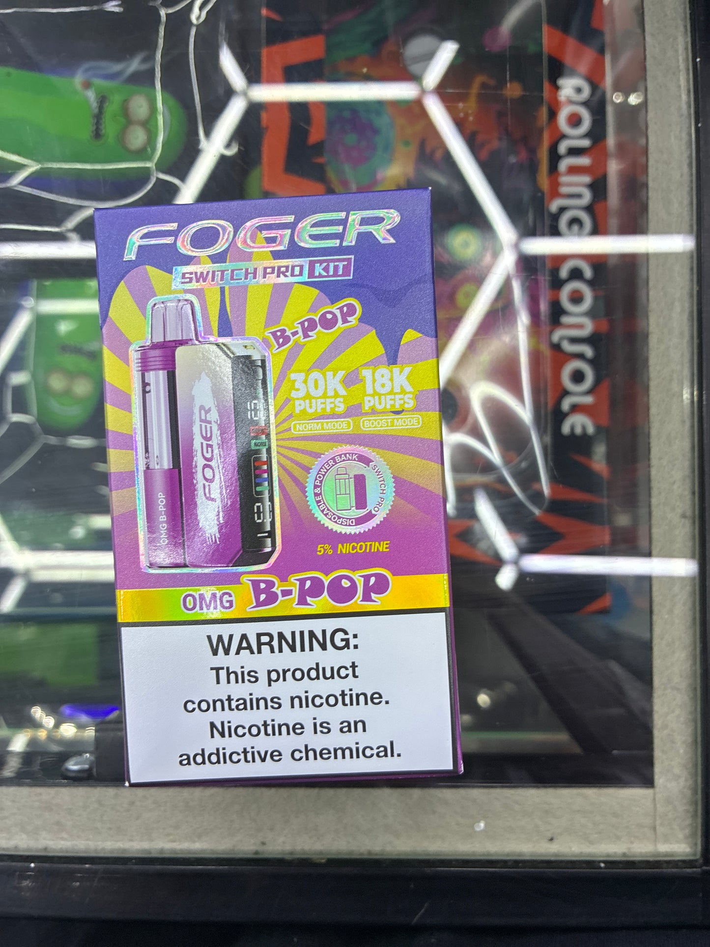 Fogger switch pro disposable kit 30k puffs omg bpop