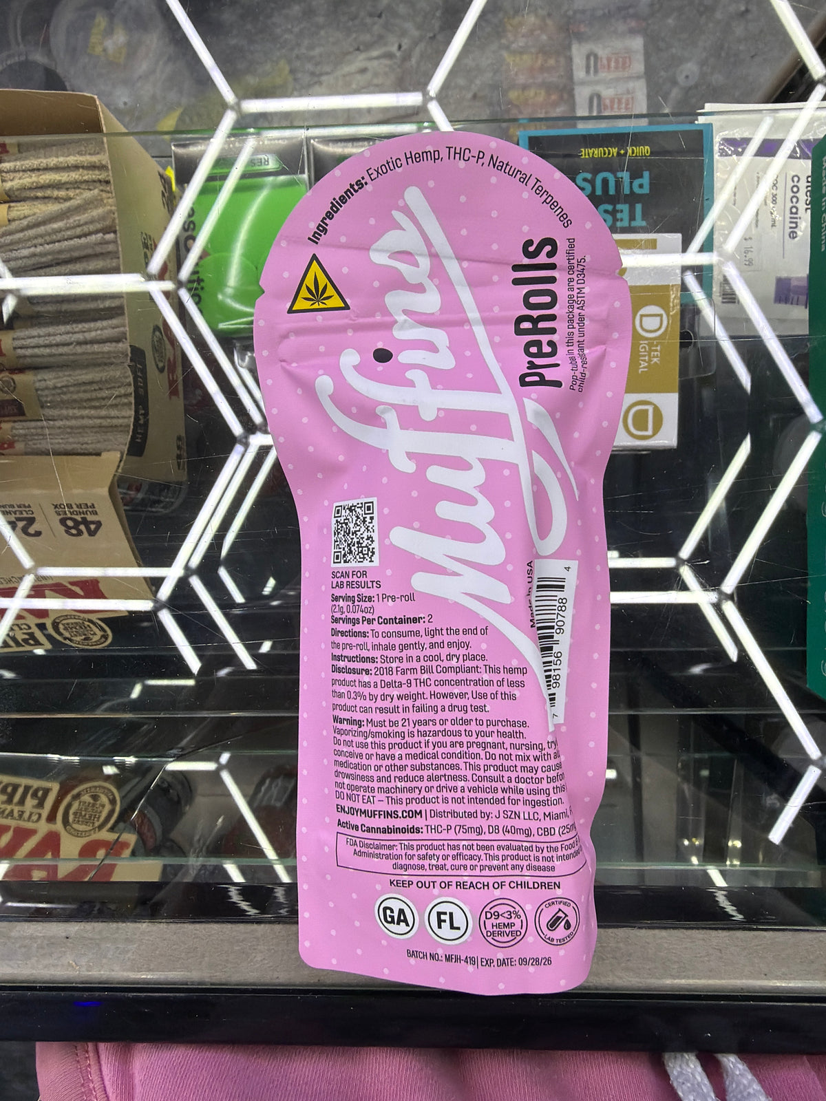 Jelly hole 2 prerolls assorted banana cream / raspberry crumb hybrid
