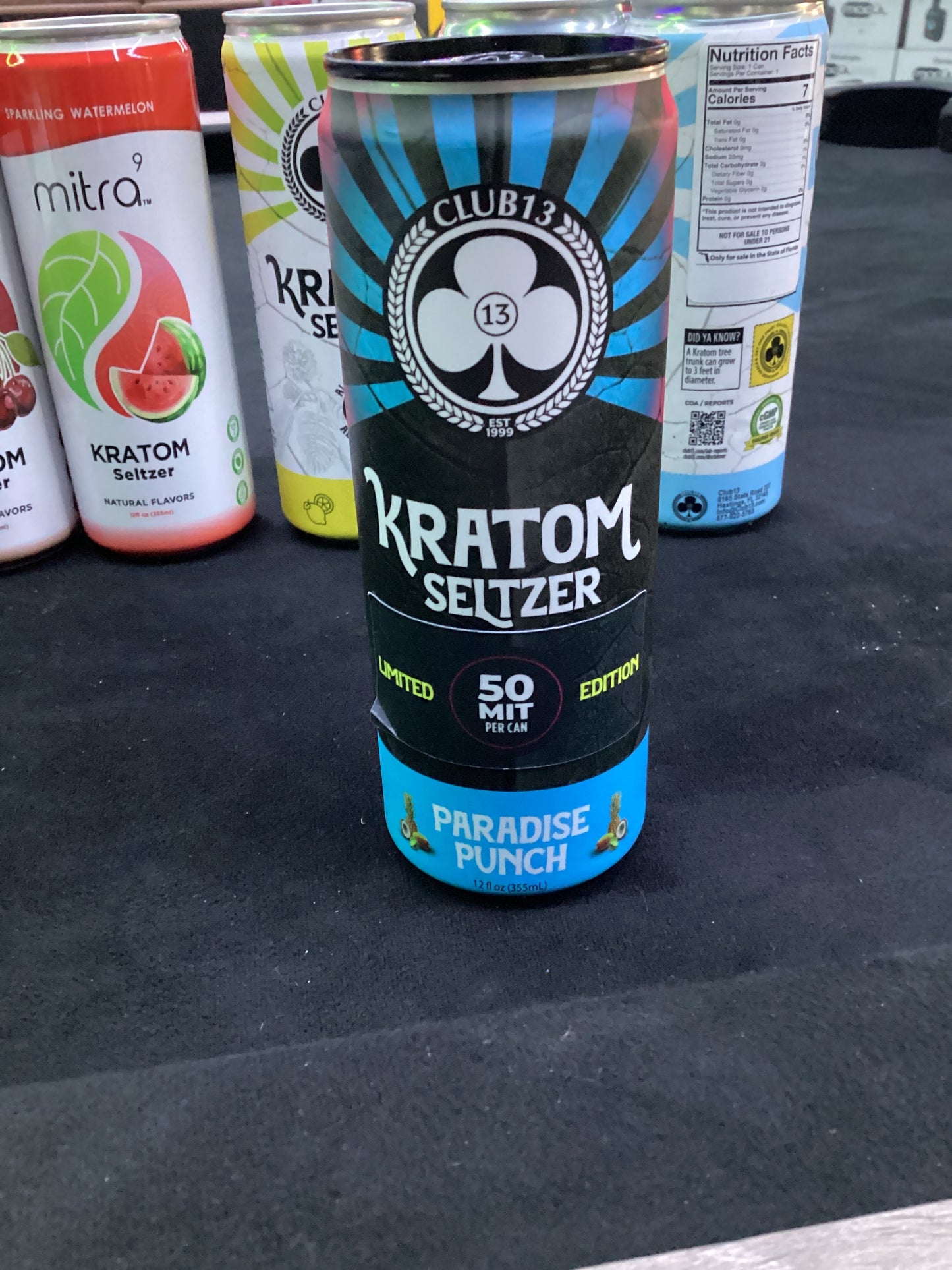 Club 13 kratom seltzer 75mit paradise punch