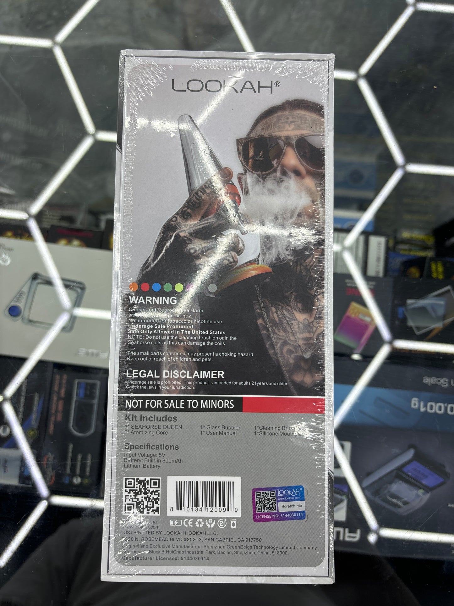 Lookah seahorse queen red