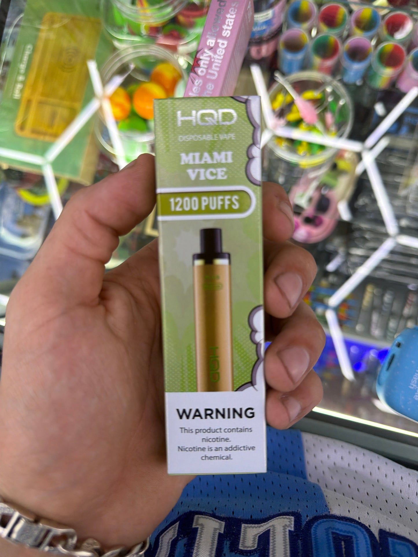 HQD 1200 puffs curvie plus Miami Vice