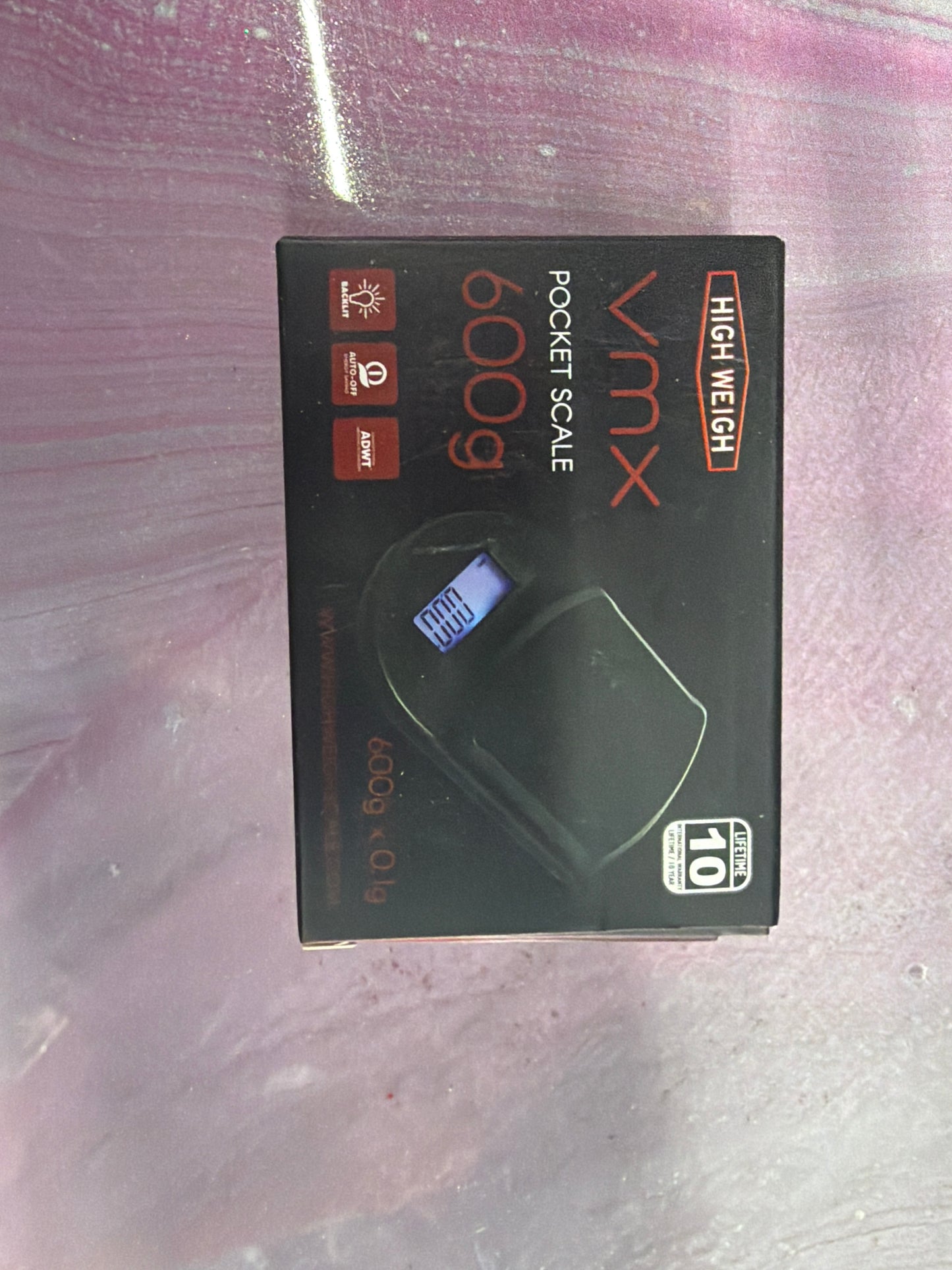 HIGH WEIGH VMX POCKET SCALE 600GX0.1G