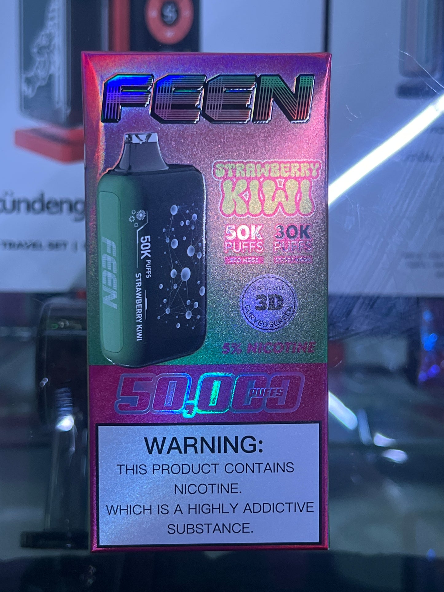 FEEN 50k puffs strawberry kiwi