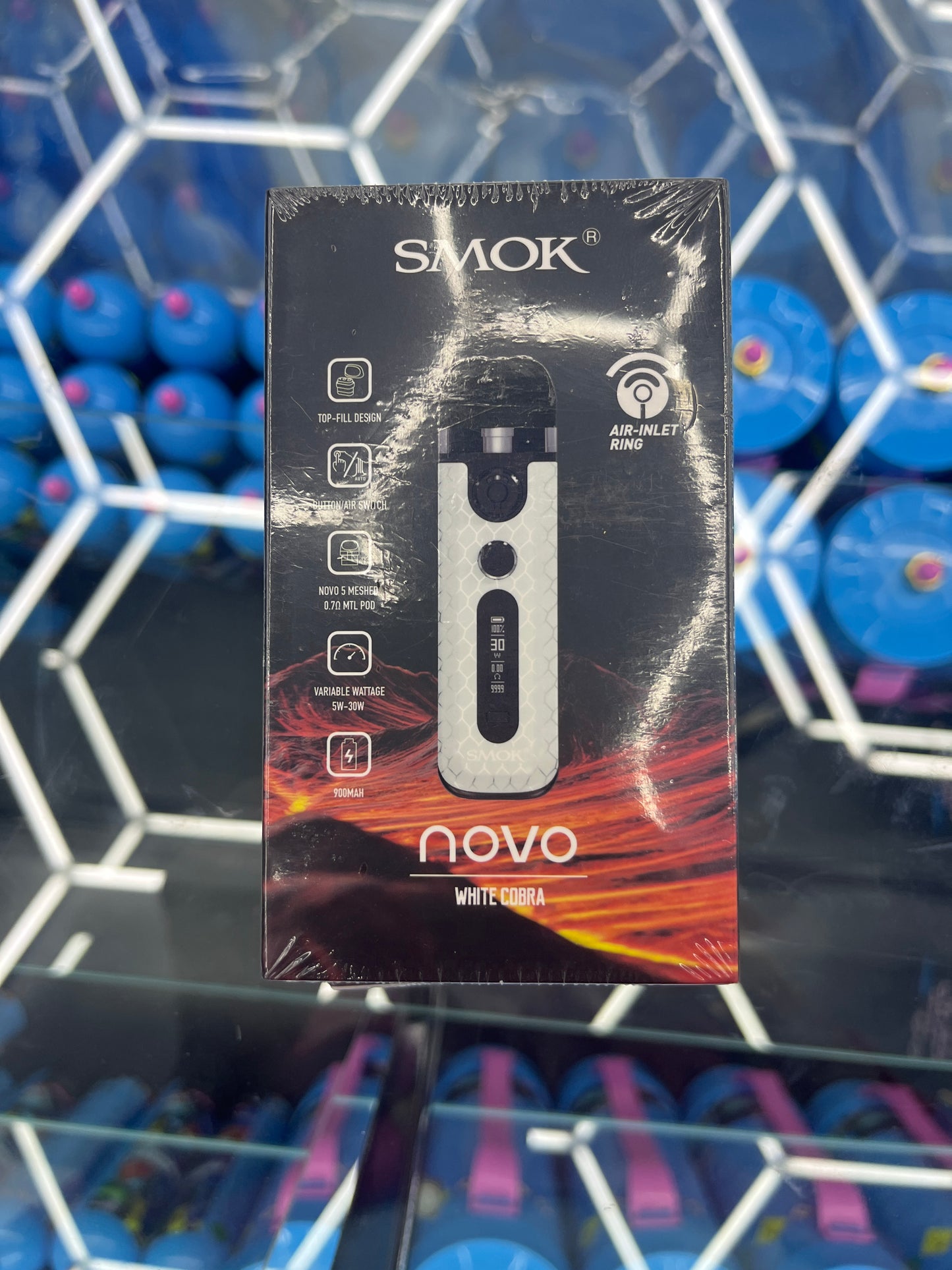 Smok Novo 5 7-color silver white cobra
